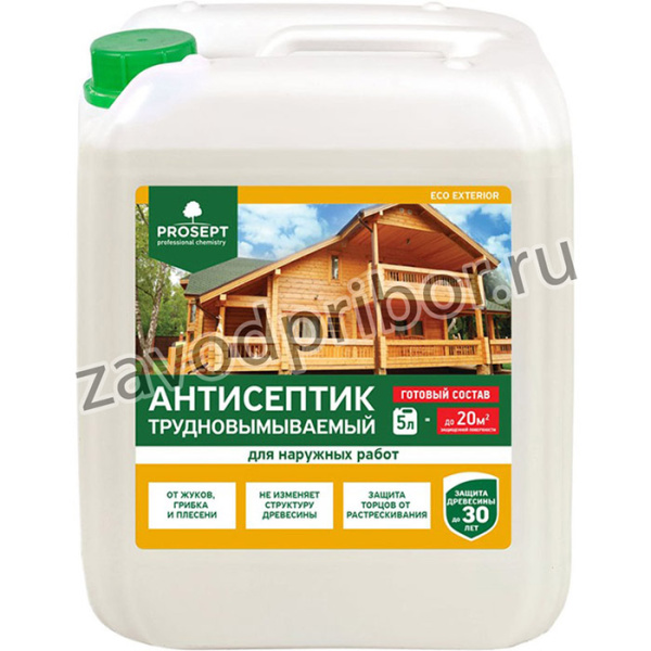 ECO EXTERIOR - антисептик для наружных работ Готовый состав 5л 013-5