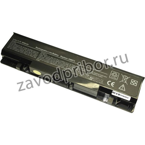 Аккумуляторная батарея для ноутбука Dell Studio 1737 (KM973) 11.1V 5200mAh черный OEM