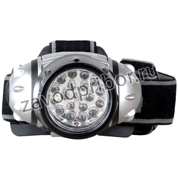 Ultraflash LED5353 (фонарь налобн металлик, 19LED, 4 реж, 3XR03, пласт, коробка)