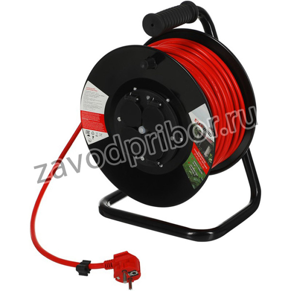 Удлинитель силовой Starwind ST-PSR4.40/G-20 3x2.5кв.мм 4розет. 40м ПВС 20A катушка оранжевый