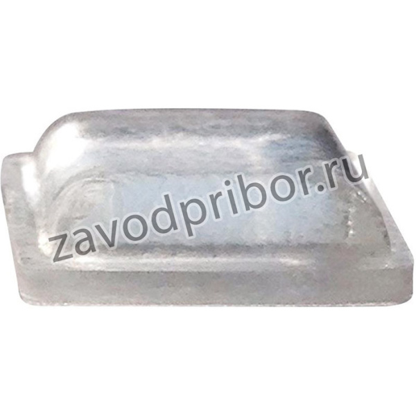 RBS-3R, FEET, PYRAMID, PU, 5.8MM, CLEAR