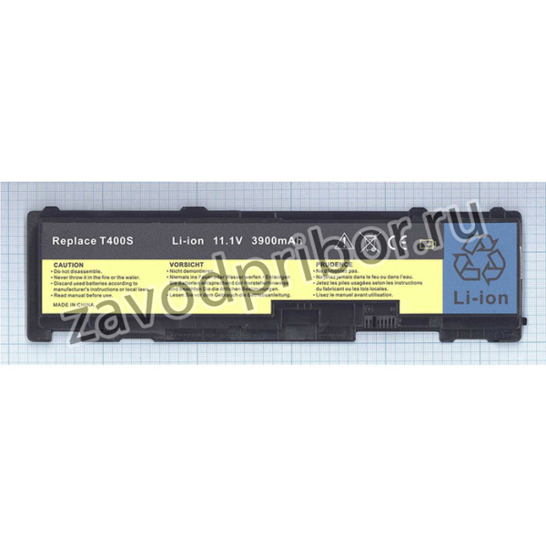Аккумуляторная батарея для ноутбука Lenovo ThinkPad T410s (42T4833) 11.1V 3800mAh OEM черная