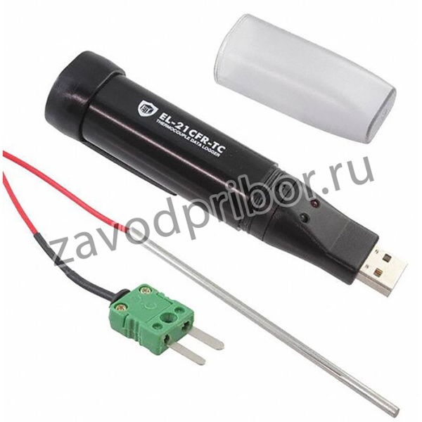 EL-21CFR-TC, Регистратор данных; температуры; ±1°C; Интерфейс: USB