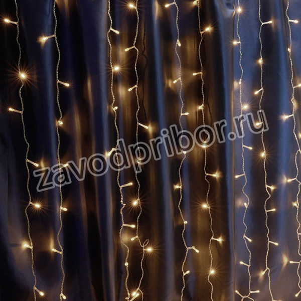 Гирлянда 230V 160 LED 2700K, эффект стробов, IP44 , шнур 3м, CL18 32326