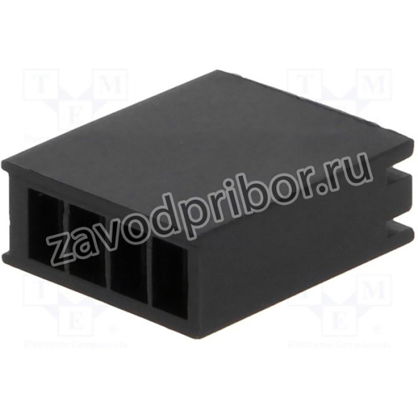 FIX-LED-341, Корпус LED, полиамид, угловой, черный, UL94V-2, Кол-во диод: 4