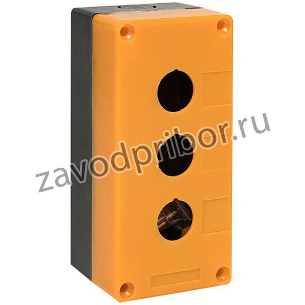 Корпус КП103 3 кнопки пластик. желт. EKF cpb-103-o