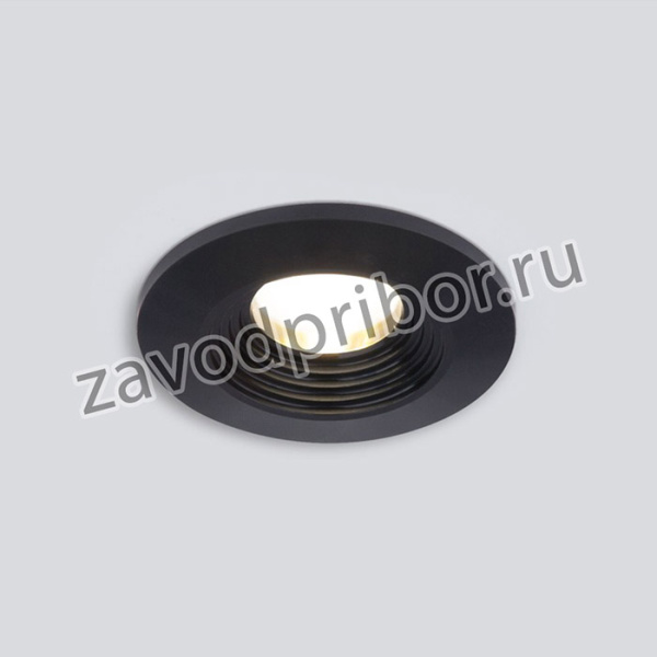 9903 LED / Светильник встраиваемый 3W COB BK черный