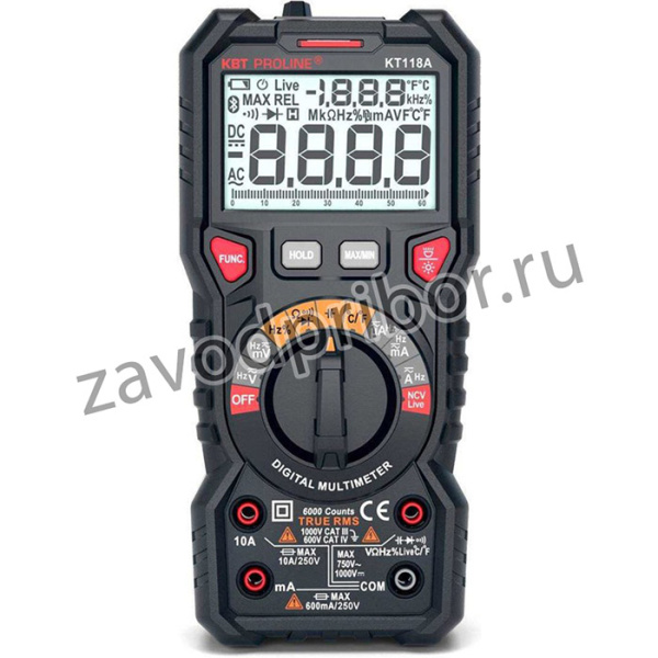 Мультиметр цифровой KT 118A "PROLINE" (КВТ)