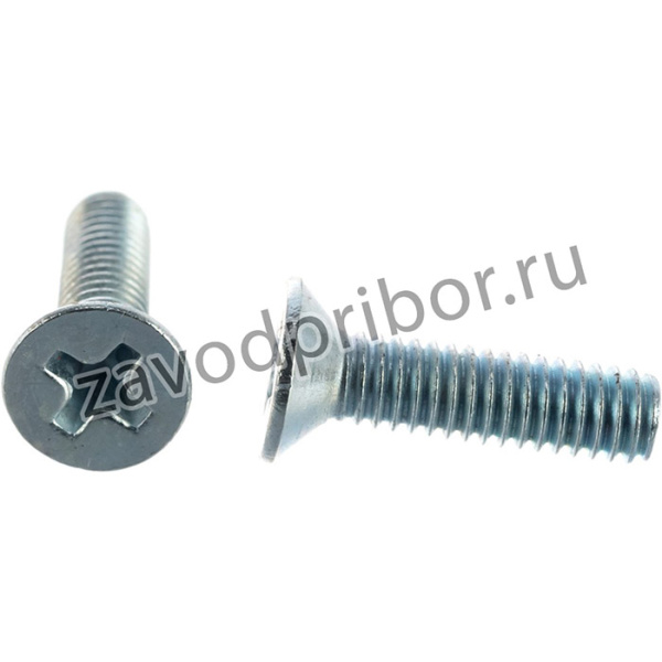 Винт потайной,цинк DIN965 4х15 100шт вп415мф