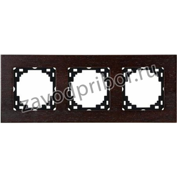 Рамка Selene 3-ая дерево венге 23WE0093