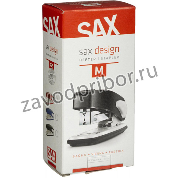 Степлер SAX DESIGN 239 (24/6, 26/6) 25 листов, розовый