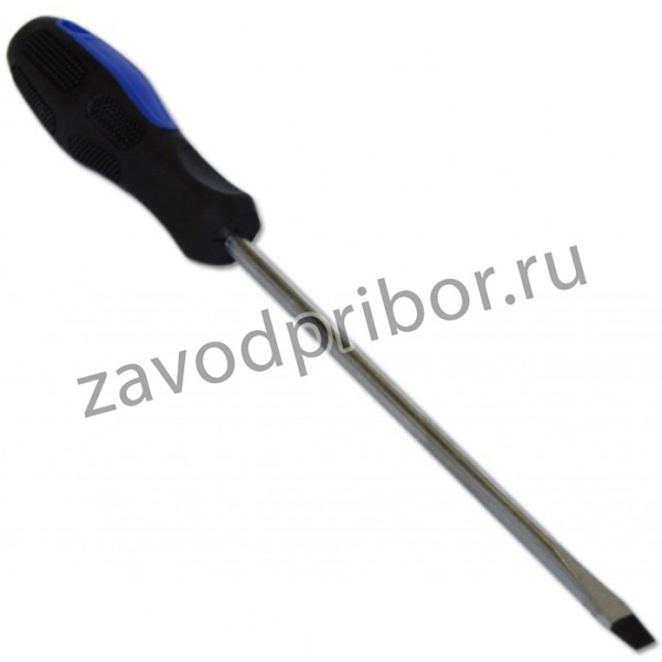 Отвертка шлицевая 8,0x200 антискользящая ручка 031410-280-200