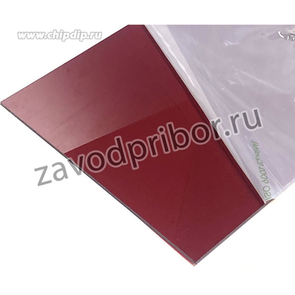 Оргстекло листовое Plexiglas GS Red 3C01 3 х 200 х 300 мм ( вишневый)