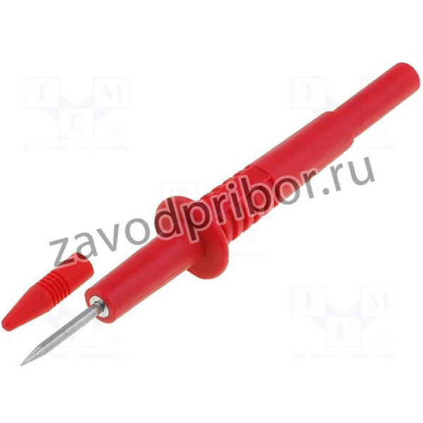 AX-CP-05-R, Измерительный щуп, 10А, красный, Диам.конца: 2мм, Длина: 103мм