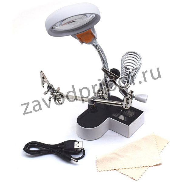 Держатель MG16126AC2 с лупой 6Х 12Х 2LED