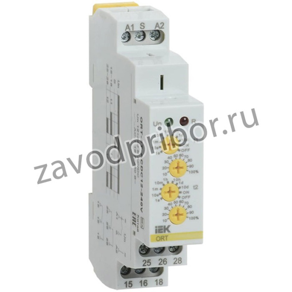 Реле времени ORT 2 конт. 2 уст. 230 В AC ORT-2T-AC230V