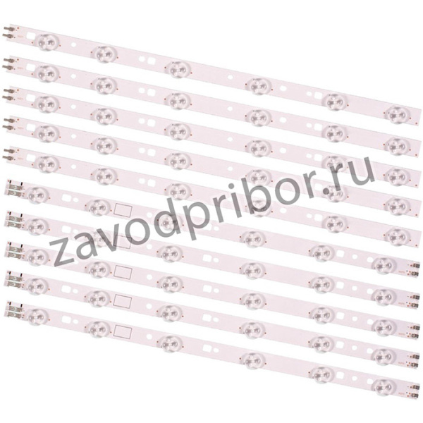 Подсветка 40-3535LED-60EA-L, R для телевизора Samsung UE40EH5007K, UE40EH5307K, UE40EH5057K, UE40EH5307 / D1GE-400SCA-R3, D1GE-400SCB-R3, CY