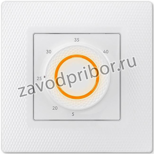 Терморегулятор программируемый LumiSmart 25 3.5кВт 16А датчик пола/датчик воздуха в компл. переходник для рамок Unica/Valena/Basic 55 бел. Т
