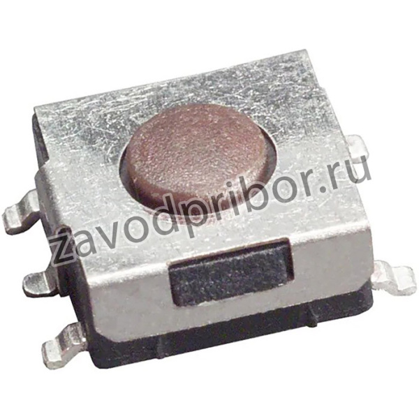 FSM1LPATR, Switch Tactile OFF (ON) SPST Round Button Gull Wing 0.05A 24VDC 2.55N SMD T/R