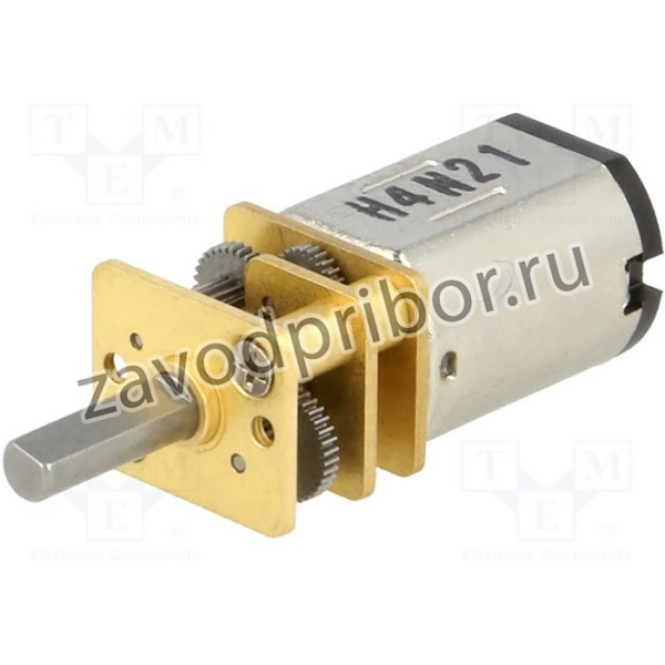 POLOLU-3042, Двигатель: DC, с редуктором, HPCB 12V, 12ВDC, 750мА, Ось: D профиль