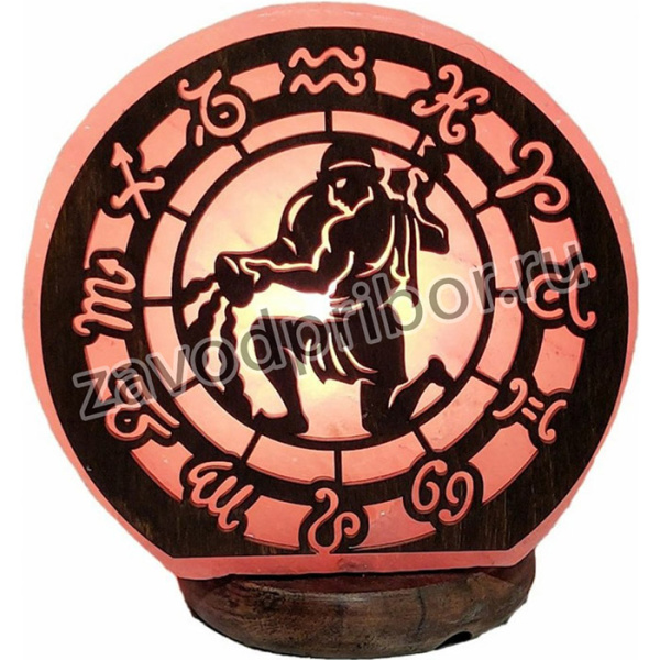 Соляной светильник Водолей с диммером SG-ВД-Д