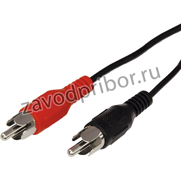 17-0103, Шнур 2 RCA - 2 RCA, 1,5м, черный