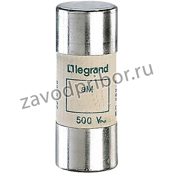 Вставка плавкая тип aM 22х58 16А 500В без бойка Leg 015016