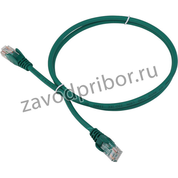 Патч-корд Lanmaster LAN-PC45/U5E-5.0-GN UTP RJ-45 вил.-вилка RJ-45 кат.5E 5м зеленый LSZH (уп.:1шт)