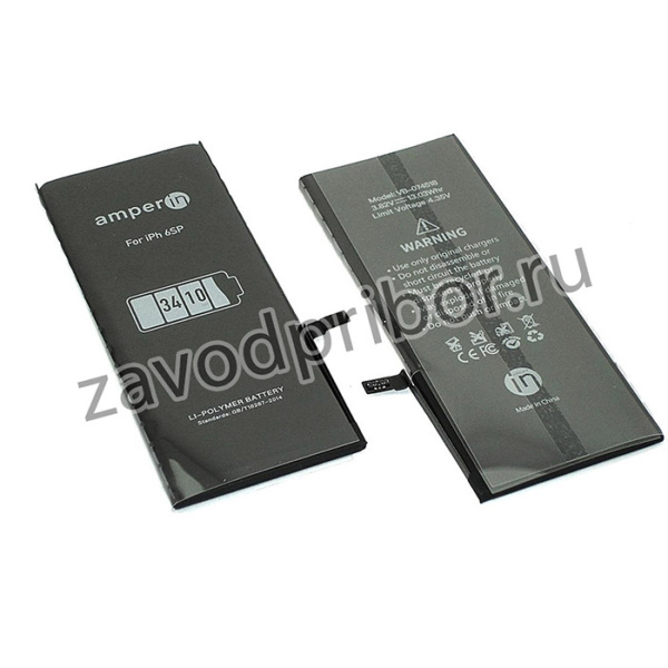 Аккумуляторная батарея (аккумулятор) Amperin для Apple iPhone 6S Plus 3,8V 3410mAh