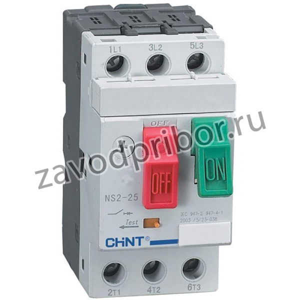 Выключатель автоматический для защиты двигателя 1-1.6А NS2-25 (R) CHINT 495077