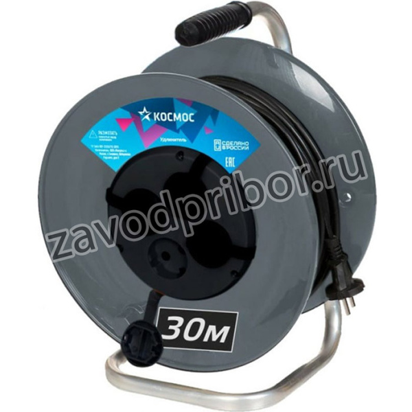 Удлинитель (катушка) 16А 4 гн ПВС 3*2,5 (30м) IP44 с заземлением РБК16 YKKsm30m-4g-Z(2,5)IP