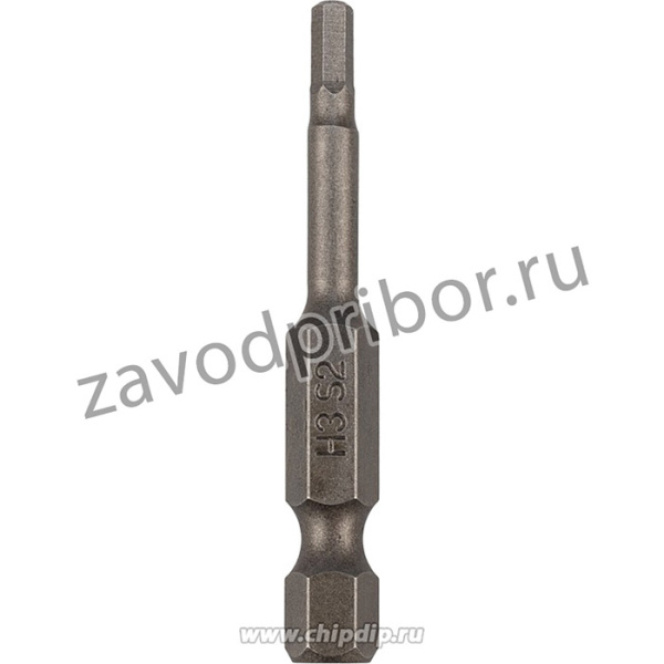 KR-92-0421, Бита шестигранная HEX-3х50 мм для шуруповерта (упак. 10 шт.)