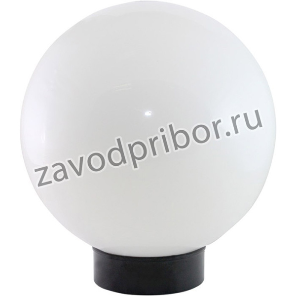 Светильник НТУ 03- 60-200 шар d=200 мм IP54 (опал ПММА, основание плоское ПК, Е27) TDM