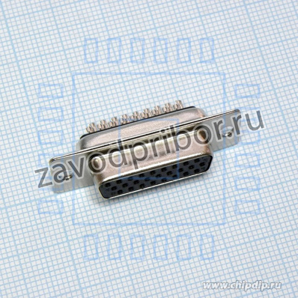 DS1035-26FBNSISS, (DHS-26F), D-SUB разъем высокой плотности, пайка на кабель, розетка