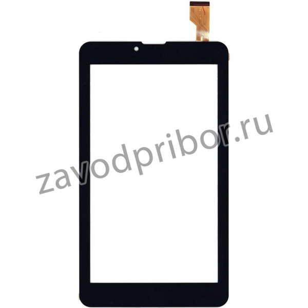 Сенсорное стекло (тачскрин) для Prestigio 45 pin черное OEM