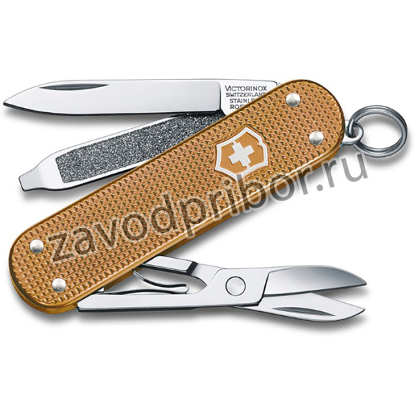0.6221.255G, Нож-брелок Victorinox Classic SD Alox Colors, 58 мм, 5 функций, "Cotton Candy"