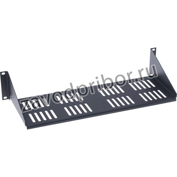 CAX2TY180, Black Cantilever Shelf, 2U, 20kg Load, 446mm x 180mm