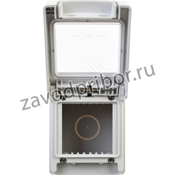 Коробка для настенного монтажа Avanti, IP55, серая, 2 модуля 4403932
