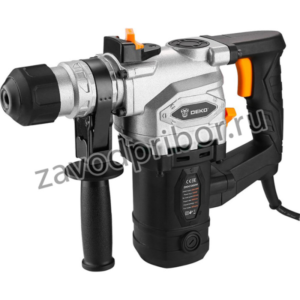 Перфоратор Deko DKH1000W патрон:SDS-plus уд.:4.1Дж 1000Вт (кейс в комплекте)