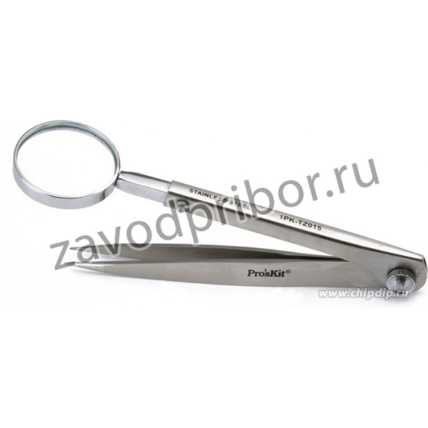 Пинцет с лупой 1PK-TZ015