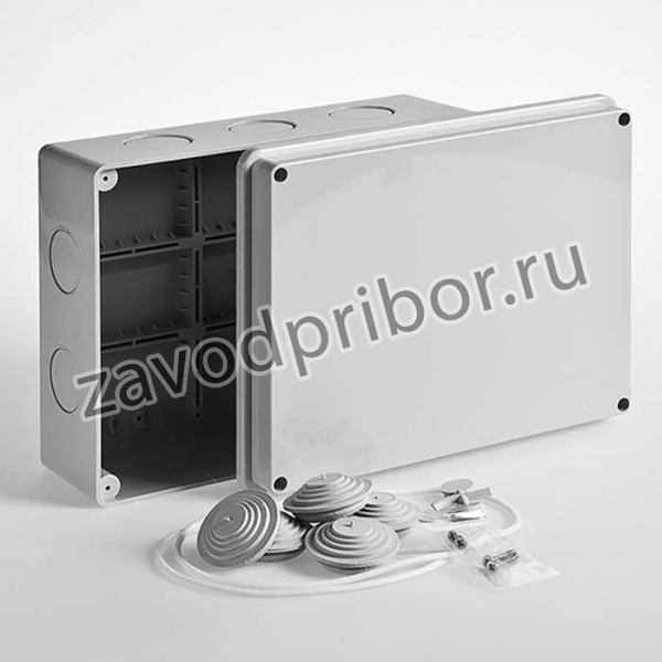 Коробка распределительная ОП 240х195х90мм IP55 без гермет. Ruvinil 67066