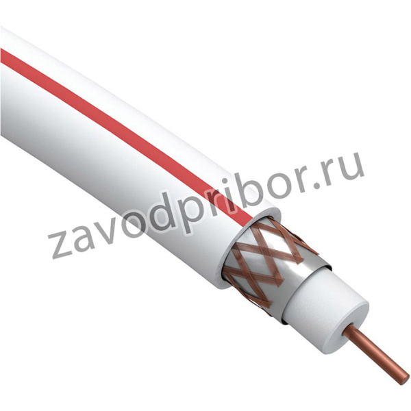 ЭРА Кабель коаксиальный SAT 50 М, 75 Ом, Cu/(оплётка Cu 75%), PVC, цвет белый, бухта 10м Б0044618