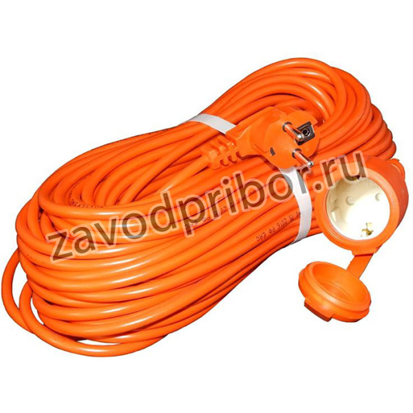 Удлинитель-шнур 1х40м с заземл. 10А IP54 УШ-10 ПВС 3х0.75 с защ. крышкой UNIVersal 9632012