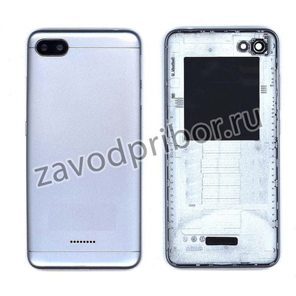 Задняя крышка для Xiaomi Redmi 6A серая