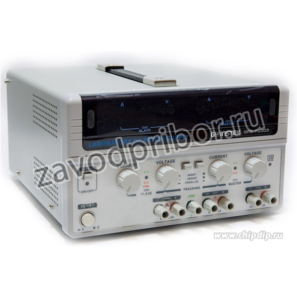 GPS-74303, Источник питания, 0-30V-3Ax2;5V;12V,4хLED (Госреестр РФ)