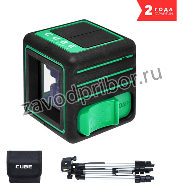 А00545, Уровень лазерный Cube 3D Green Professional Edition