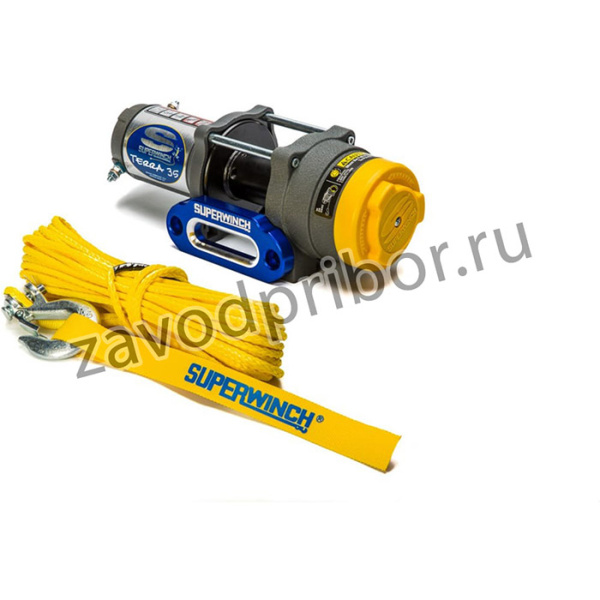 Лебедка для квадроцикла Terra35 12В с синтетическим тросом W0859