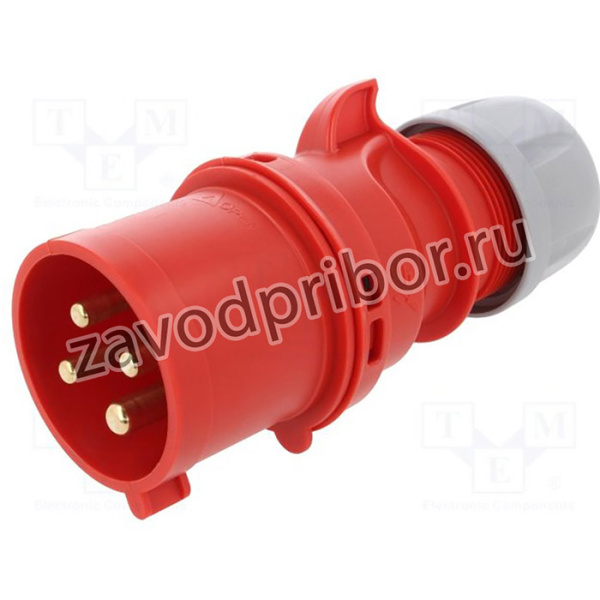 024-6, Разъем: питания AC, трехфазный; вилка; "папа"; 32А; 400ВAC