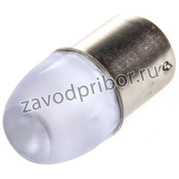 Автолампа диод S25 3 SMD диода BAY15d 2-конт, белая S08201253