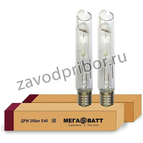 Лампа газоразрядная металлогалогенная ДРИ 250/4000К E40 (25) МЕГАВАТТ 02966